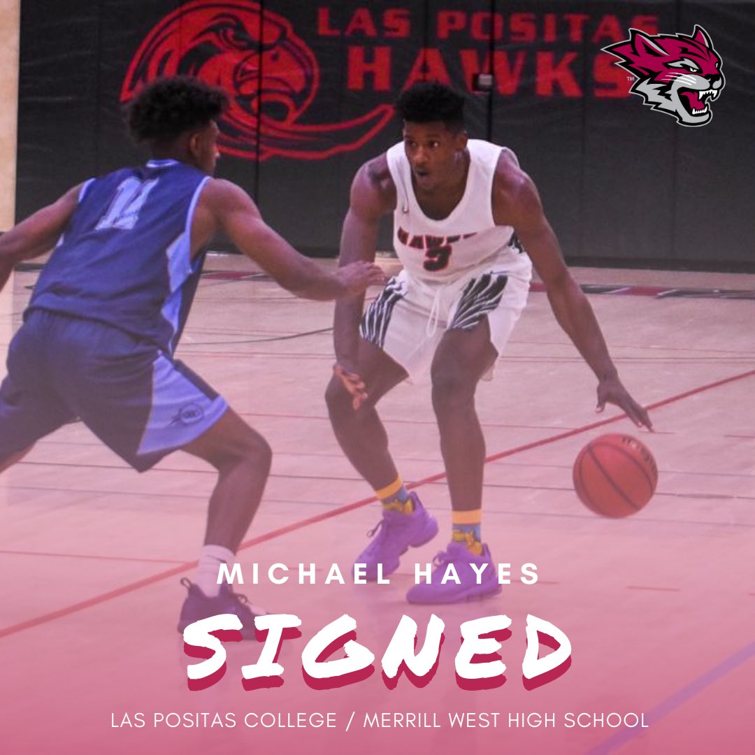 SIGNED! 🖋

Michael Hayes
6’4 Guard
Las Positas College / Merrill West High School

The Wildcats land the California Junior College (CCCAA) Co-Player of the Year to round out their 2020 recruiting class! 

Help me welcome Michael to the #WildcatFamily ‼️