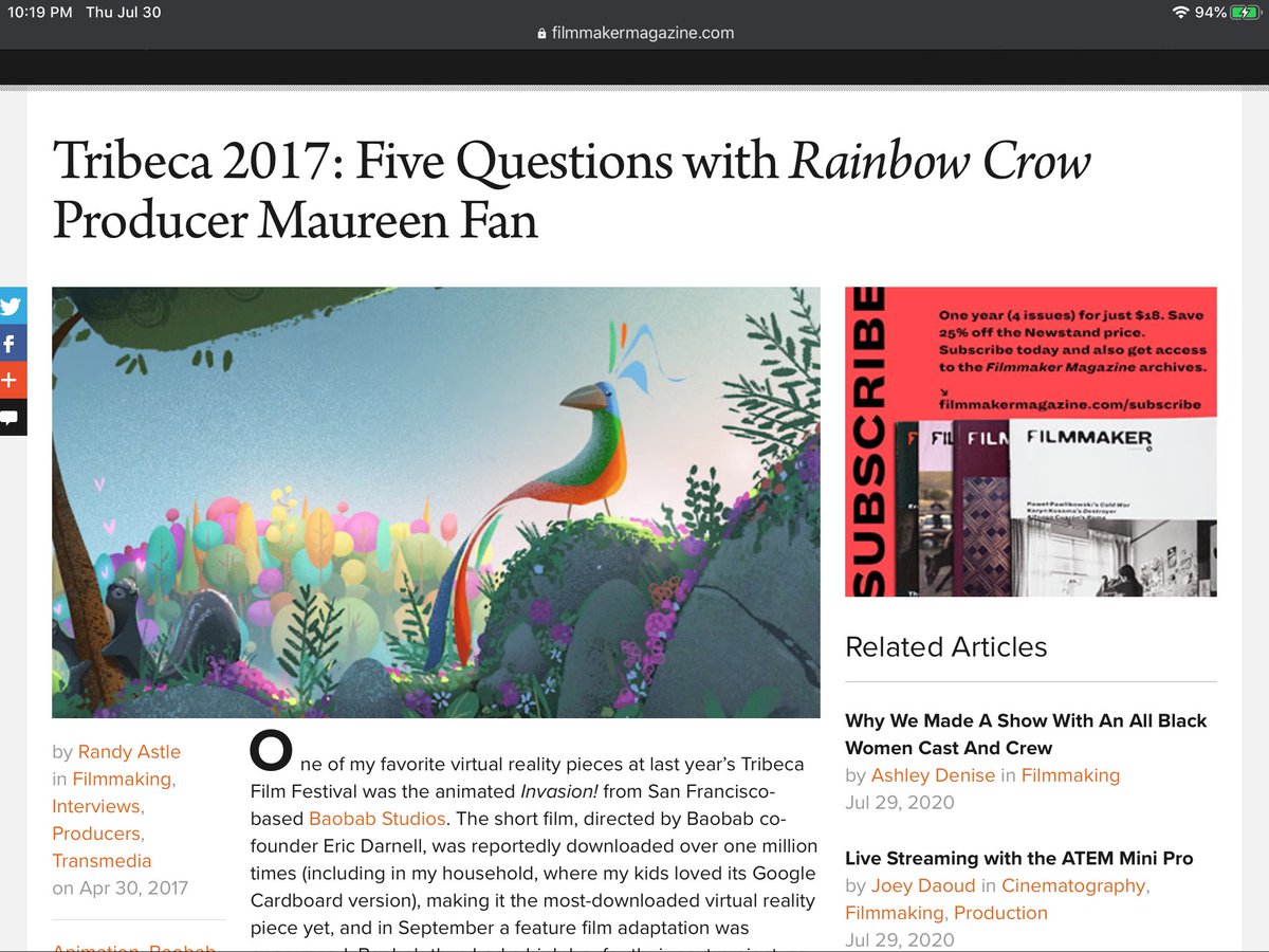 It’s a question I’ve been digging at for years. Any time I see it come up, I dig againNot too long ago, it was the basis for a supposedly authentic native film by Baobab Studios.I was excited! I contacted them as they were working with actual native filmmakers and writers and...
