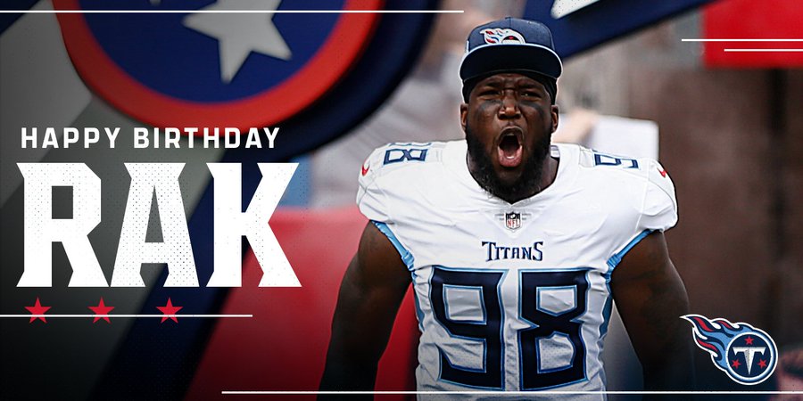 Titans: Happy Birthday Brian Orakpo! rak98 | Go Titans!!!
