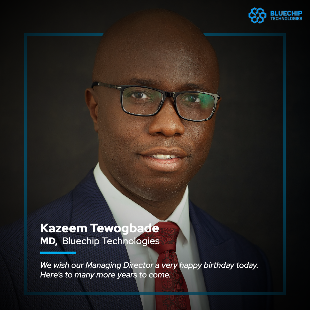 BluechipTechNG's tweet photo. WISHING
@KazTewogbad our CEO/MD, a leader and Teacher, May the best of Allah's Blessing, even on this special day be your's
HAPPY BIRTHDAY🧁🎂 and EID FITR
From #Allofus
#worldkazday #happybirthdaykaz #ouricon #blueblood https://t.co/Mt9YJai5xV