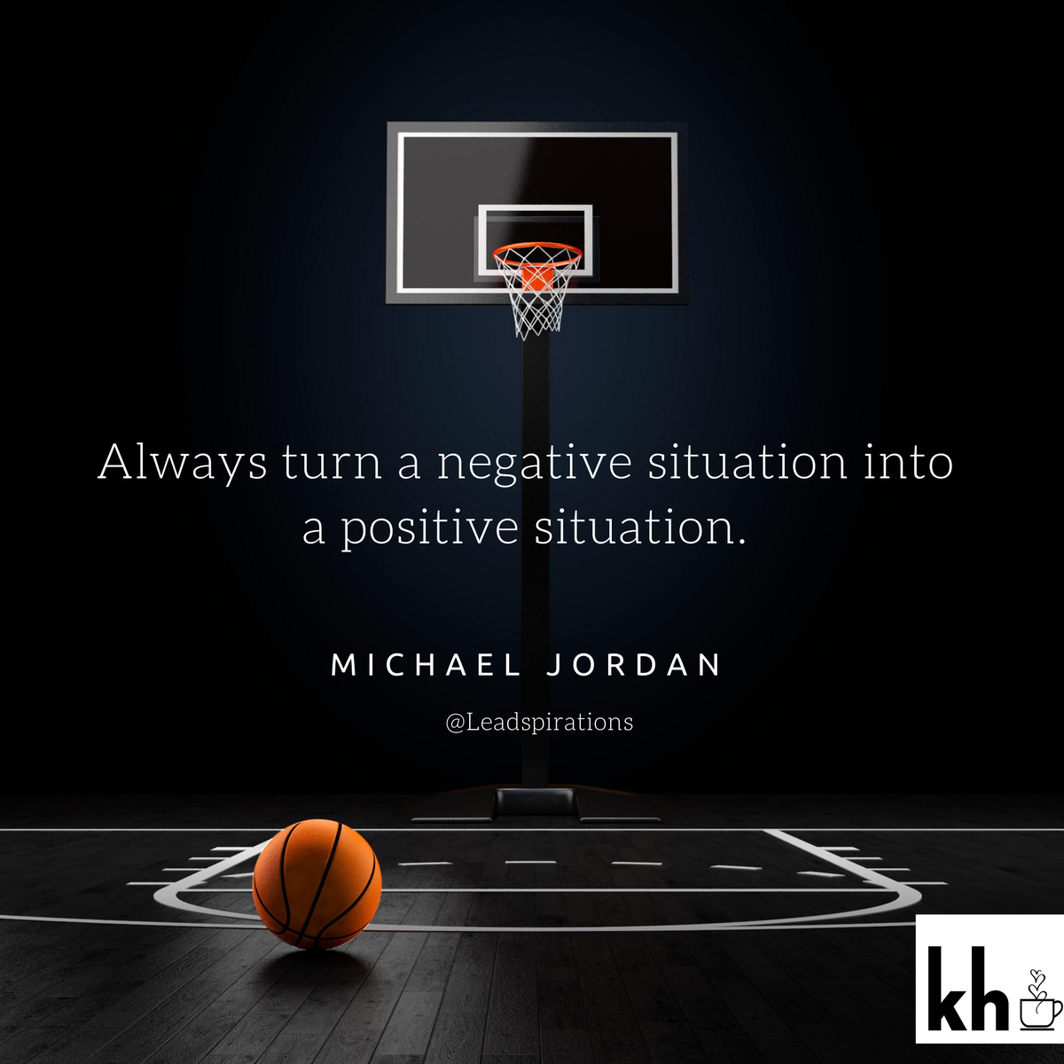 Leadspirations's tweet photo. Always turn a negative situation into a positive situation #michaeljordan #leadspirations #leadership #powerofpositivity #positivity https://t.co/Zt2EwQ7Gwd