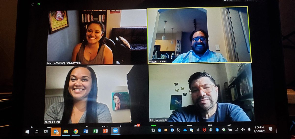 vincent101x's tweet photo. Nothing but good times with these 3 @mvasquez619 @DrNicholeGarcia @DrEFAlvarezJr Just missing our rock @ErinDoran_EdD #friendship #friendsfolife #lifeindaacademy https://t.co/p9C3FxkioH