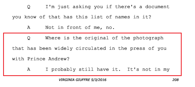 Remember that famous Prince Andrew photo with Ghislaine Maxwell and the victim?The FBI had their own copy for years - even before the victim's 2011 FBI interview.The FBI knew. They always knew.
