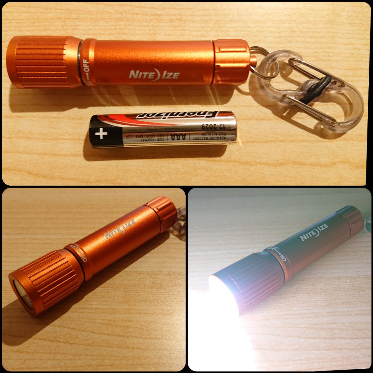 RyXJSg8V1eZ7mfP's tweet image. #NITEIZE #RADIANT100 #KEYCHAINFLASHLIGHT

昨日ez-liteさんで購入。

少数限定入荷です。

ヘッドが脱落しないヘッドツイスト式◎

フリッカー無し

100lm 22lm ◎

ボディカラーは三色(緑橙青)

これとても気に入りました、国内正規で取り扱わないらしいのですが勿体ないですね。

#ezlitetokyo
