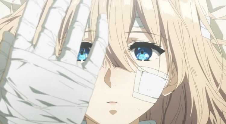 Violet then sets off on what is seemingly an impossible mission: for someone who is traumatized and destroyed by war to learn the meaning of love and human emotions. To achieve this end Violet decides to become an Auto Memory Doll, a group of typewriters who help people unable to