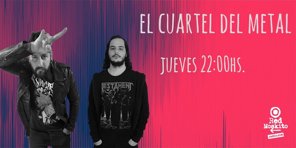 Red Moskito Radio (@redmoskitoradio) on Twitter photo Hasta las 0hs <a href="/radiocuartel/">EL CUARTEL DEL METAL Radio</a>
@efectolucas y Federico Solari te regalan un viaje a lo más pesado de la música con el respaldo del medio #1 de LA <a href="/cuarteldelmetal/">El Cuartel Del Metal</a>.
El #Metal tiene aire y respira
🎧Escucha: bit.ly/2lW50uM
📱Baja la app de <a href="/redmoskitoradio/">Red Moskito Radio</a> en Google Play Hasta las 0hs <a href="/radiocuartel/">EL CUARTEL DEL METAL Radio</a>
@efectolucas y Federico Solari te regalan un viaje a lo más pesado de la música con el respaldo del medio #1 de LA <a href="/cuarteldelmetal/">El Cuartel Del Metal</a>.
El #Metal tiene aire y respira
🎧Escucha: bit.ly/2lW50uM
📱Baja la app de <a href="/redmoskitoradio/">Red Moskito Radio</a> en Google Play