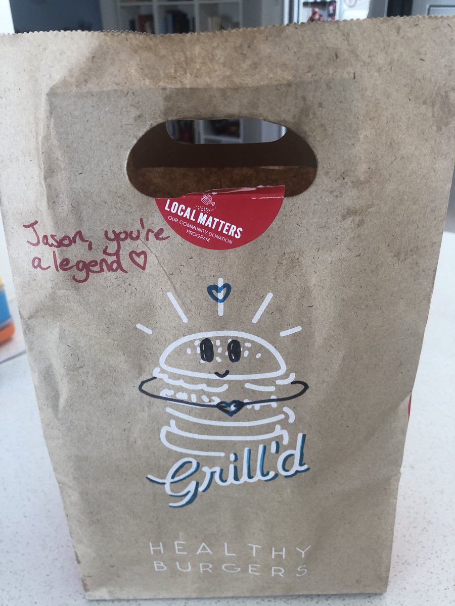 deadfrogstudios's tweet photo. Gotta appreciate the little gestures that businesses are making to keep you coming back 🥰 #grilld Chadstone delivery. https://t.co/gLV6obPbSK