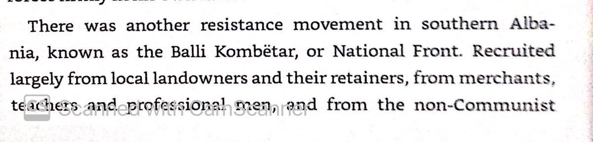 National Front was a nationalist & republican resistance movement largely comprised of teachers, professionals, merchants, non-communist intellectuals, landholders, & their retainers. They feared loss of Kosovo in event of Allied victory, as well as communist takeover.