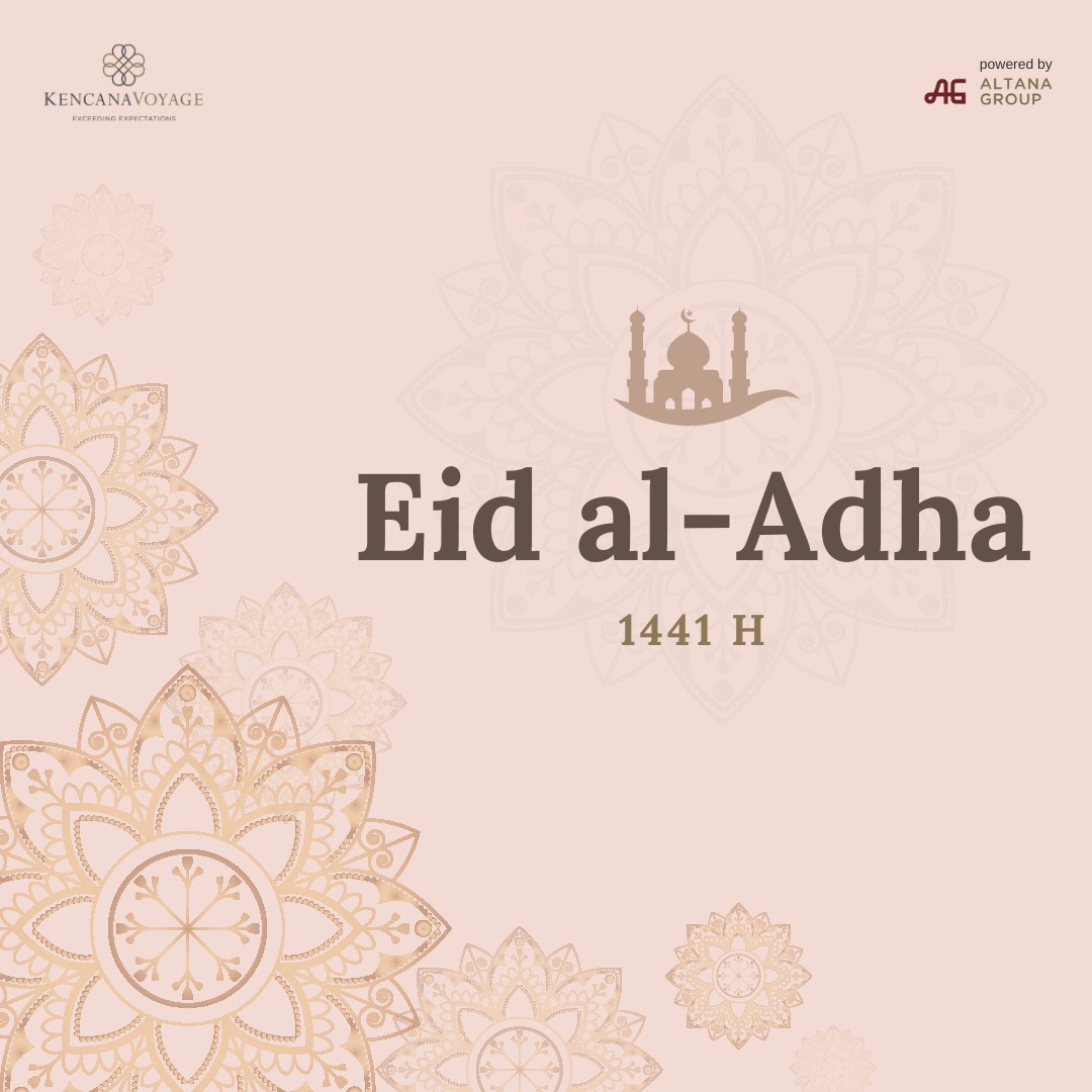 kencanavoyage's tweet photo. May sincerity and happiness be with us all through our sacrifices. Happy Eid al-Adha 1441H. ⁣⁣⁠
⁣⁣⁠
Semoga keikhlasan dan kebahagiaan menyertai kita semua dalam berkurban. Selamat Hari Raya Iduladha 1441 H.⁣⁣⁠
⁣⁣⁠
#iduladha #eidaladha #KencanaVoyage #TGWA https://t.co/cokU8F8kAK