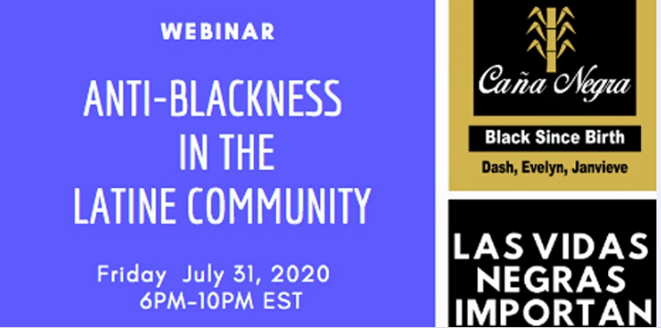 We wanna fill the last few seats for our workshop tomorrow . Can you share with your peeps. We critically address how Non-Black Latinxs  &amp;  the white supremacist system Latin America operates on, have historically&amp;  currently perpetuating anti-blackness radiocananegra.ticketleap.com/radio-cana-neg…