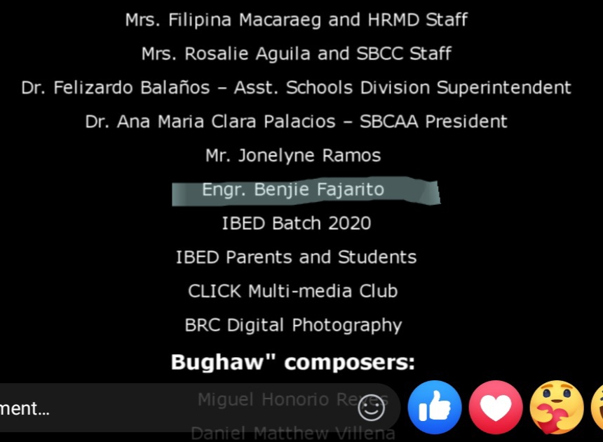scoutnyoso's tweet photo. Nakasama naman sa graduation kahit sa rolling credits. #prodteam pa more 😅 https://t.co/KtqZE3Kd2D