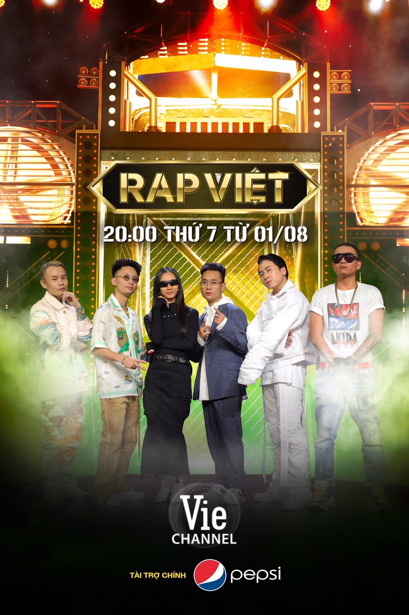 Kulthida_Sup's tweet image. เวียดนามซื้อลิขสิทธิ์ รายการ The Rapper  ไปผลิตภายใต้ชื่อ RapViet (แร็ปเวียด) รายการ RapViet  จะออกอากาศตอนแรก ในวันเสาร์ที่ 1 ส.ค นี้  ทางช่อง Vie Channel หรือ HTV2 ซึ่งเป็นช่องในเครือข่าย Ho Chi Minh City Television (HTV) #RapViet #TheRapper