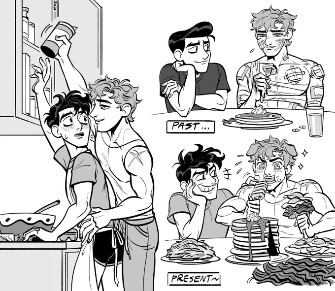 I still need to come up with a ship name Brick and Boomer

https://t.co/LVulz48ezS
For my new followers, this is based on my comic entry Rockababy! Please go support with Like, Comments and Ratings! It would mean the world to me!!! Let's get my comic to the 2nd page! 