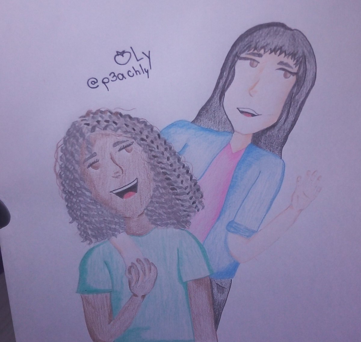 everkiddow's tweet photo. 1 aninho de conectadas da @altaexposicao e eu finalmente posso postar a fanart q fiz da ayla e da raissa
obg por tudo clara alves principalmente por existir https://t.co/BjRbcAUJc5