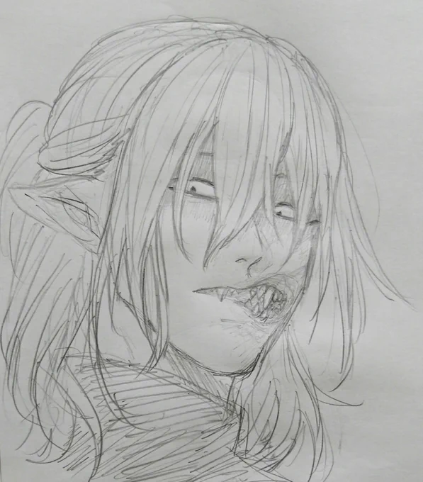はあ〜禁断症状。描かずにはいられない!!!いっくら描いても飽きないんだよな〜〜〜 