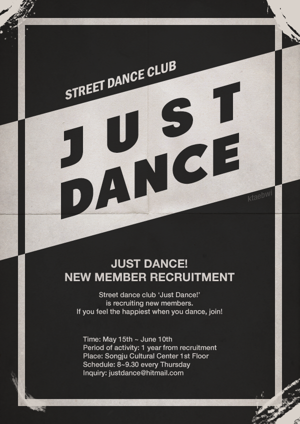 7. Jimin- Just Dance Recruitment Notice.Jimin joins the Just Dance club in month of June. Hoseok gives Jimin this opportunity and introduces him to his childhood friend and dance partner.