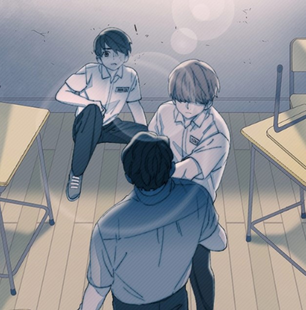 8. Yoongi- Yoongi gets expelled from school on June 25 year 20 after pushing a teacher who slaps Jungkook.Note- he frequently bunks class to hangout with the boys in the abandoned classroom where he plays the piano.