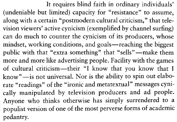 this is why I've cautioned against reifying and mystifying these terms and concepts; always remember they can be inverted, distorted, turned around on us. for example when a liberal uses "agency" to frame us as racist/sexist, you lean on their hypocrisy and ignoring of structure