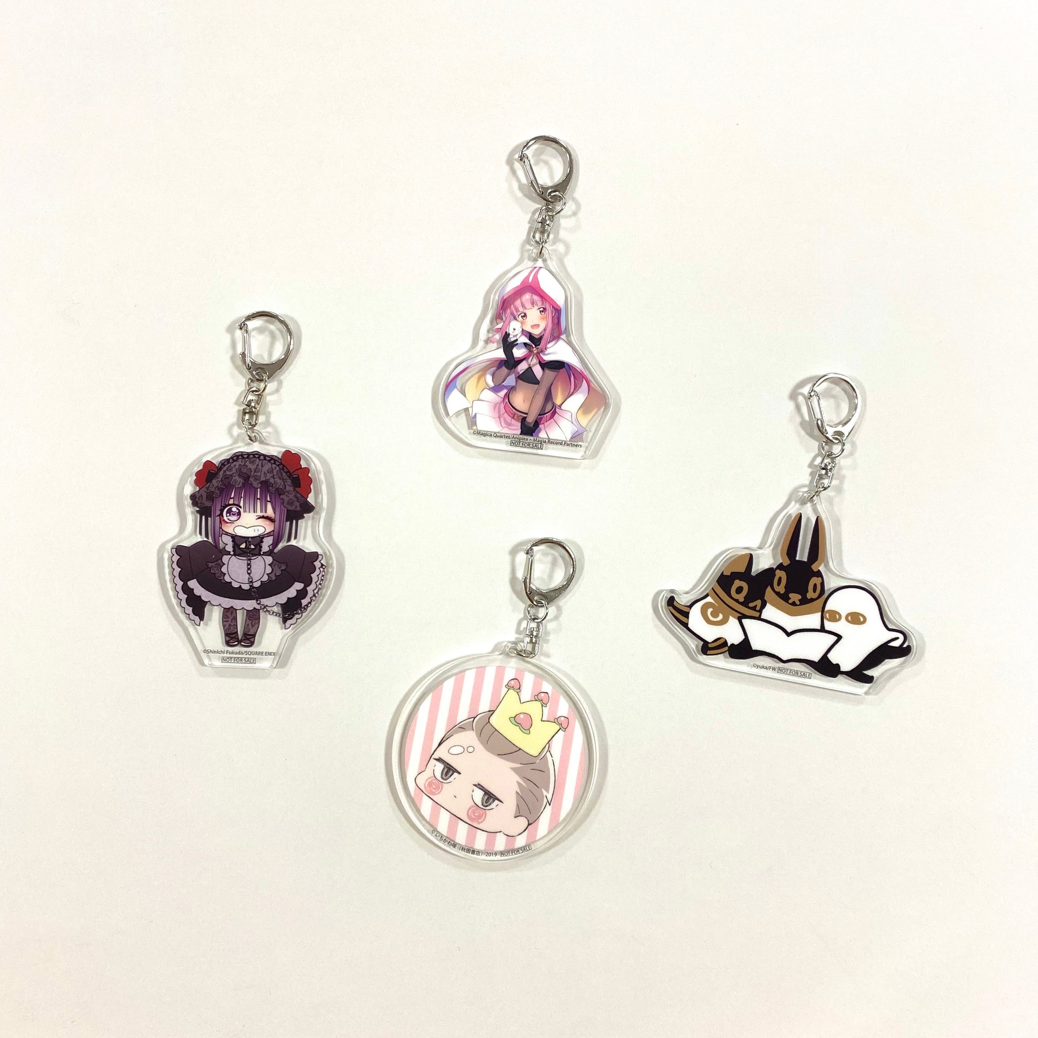 株式会社アニメイト アニメイトブックフェア 15ポイント景品の アクリルキーホルダー 各種のサンプルを入手しました 鞄などにつけて推し作品をアピールしちゃいましょう フェア開催をお楽しみに アニメイト通販でも開催 フェア詳細