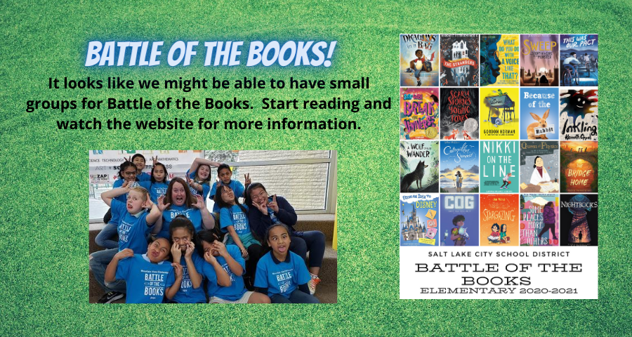 mtviewlibrary's tweet photo. Battle of the Books lives on!!! We might be able to have small groups meet in person in the library. Watch the website for a form to sign up. If we can't meet in person, we will ZOOM the meetings. Get reading and hope to see you soon. #MTVIEWREADS https://t.co/icEX75aPUP