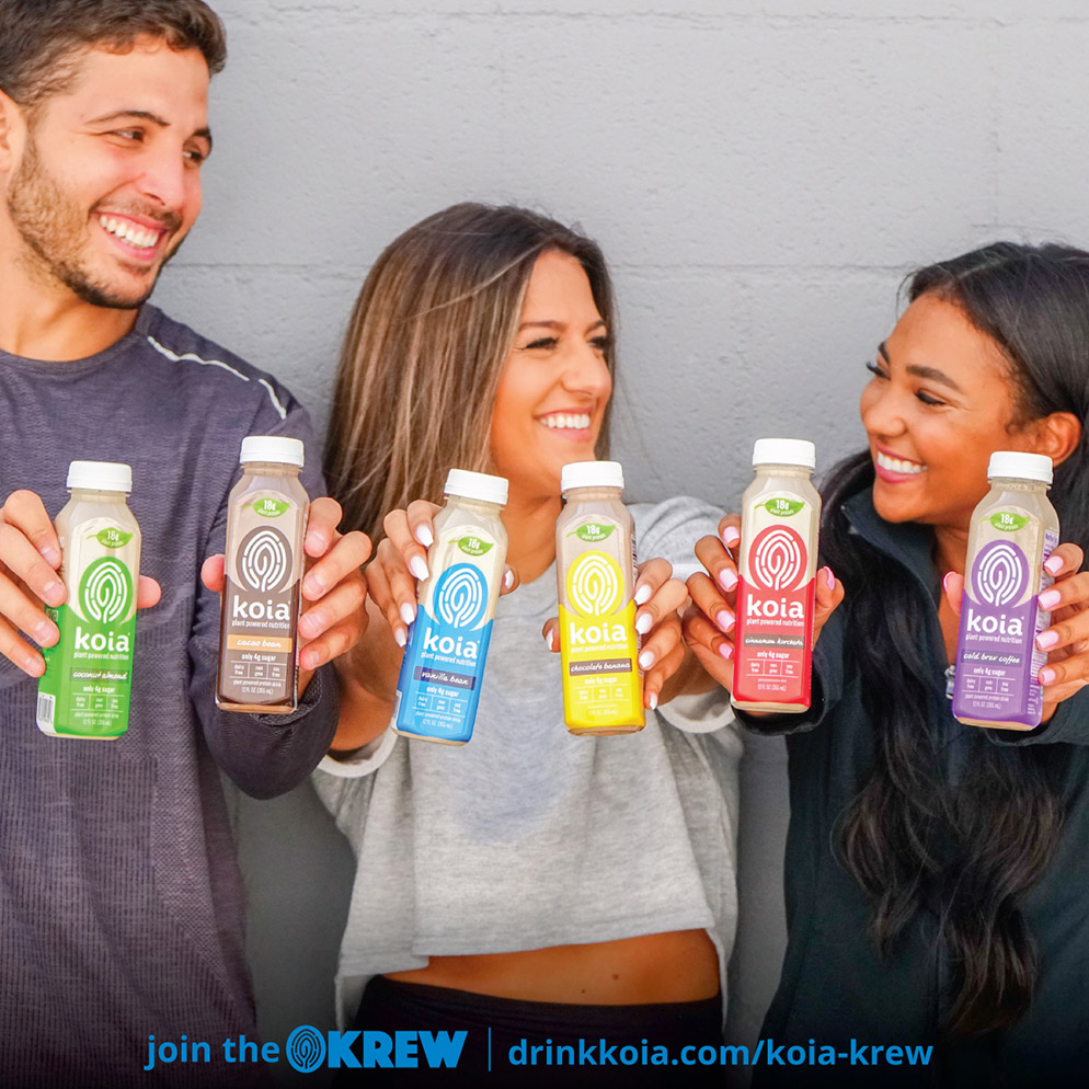 xoLisaLee's tweet photo. So excited to be a part of the koia krew! @drinkkoia #koiakrew #krewmission1 https://t.co/unOf54wB3y