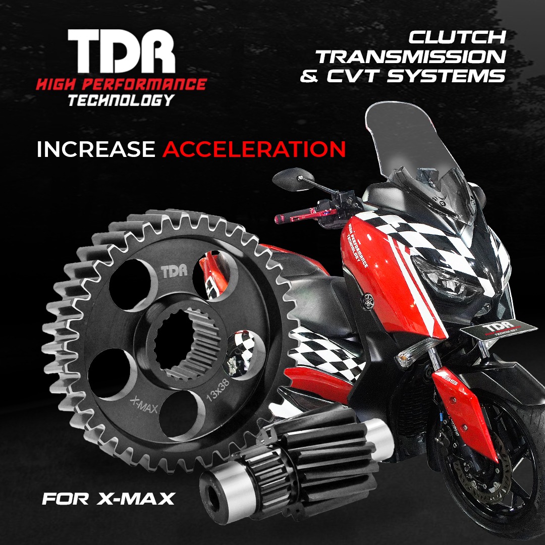 TDR_RACING's tweet photo. TDR Gear Ratio for Xmax / Nmax / Aerox made with finest material and through computerized process produce precise gear to increase acceleration for touring or daily use. Order online @oneteamstore 👉 https://t.co/g5TVvp34LI
.
#HighPerformanceCompleteSolutions https://t.co/kpWKaCClNg