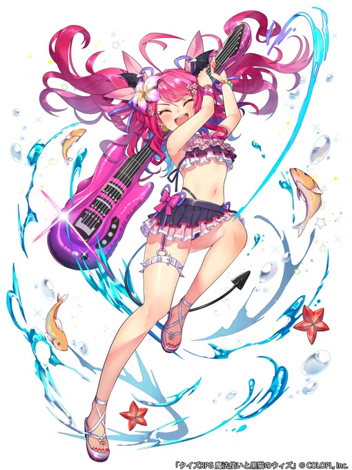 株式会社コロプラ様『クイズRPG 魔法使いと黒猫のウィズ』のイベント「FairyChord3 KnightSider」にて、前回に引き続き「ディギィ」を描かせて頂きました!よろしくお願いします!!❄️✨✨
#黒ウィズ  #黒猫のウィズ #フェアコ https://t.co/kMnirhVwfr 
