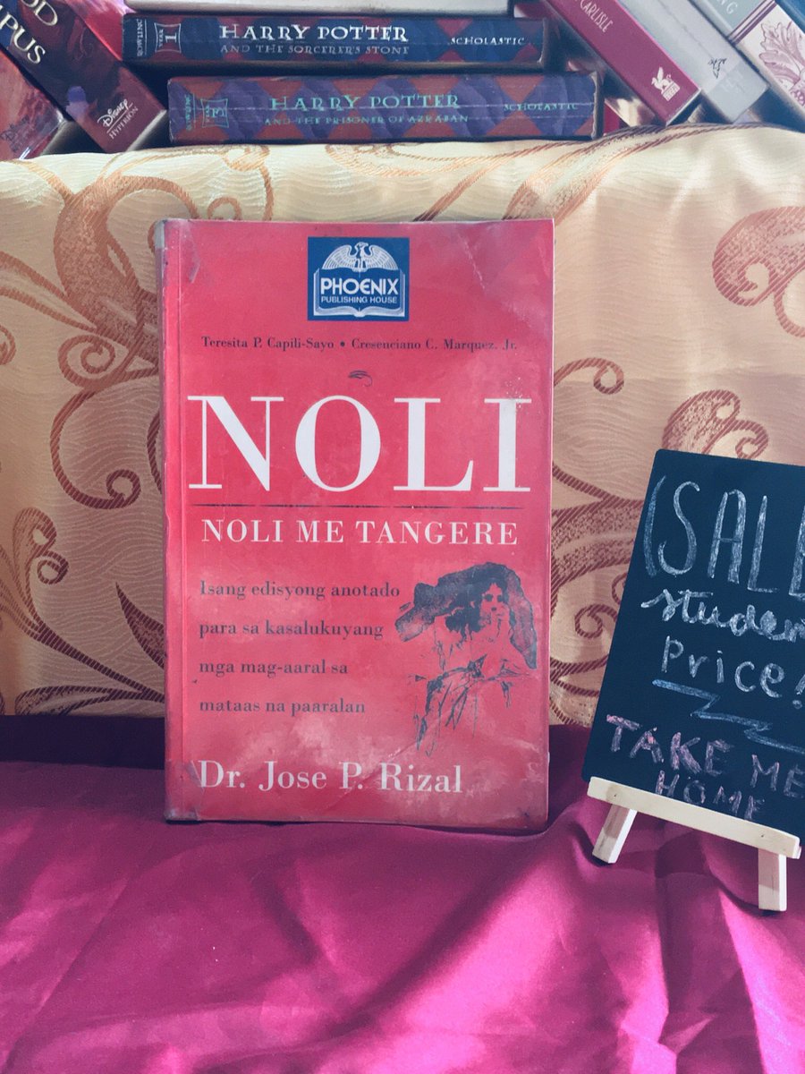 Noli me tangereTranslated by Capili-Sayo & MarquezPhp 100Good conditionI had written my name in the title cover but no other doodlesElibarra kilig Book still plastic wrapped
