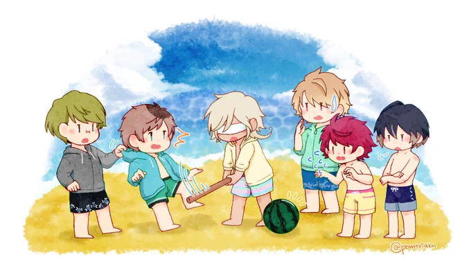 ?夏っぽいのまとめ?
過去絵で失礼します
#春組_夏休み 
