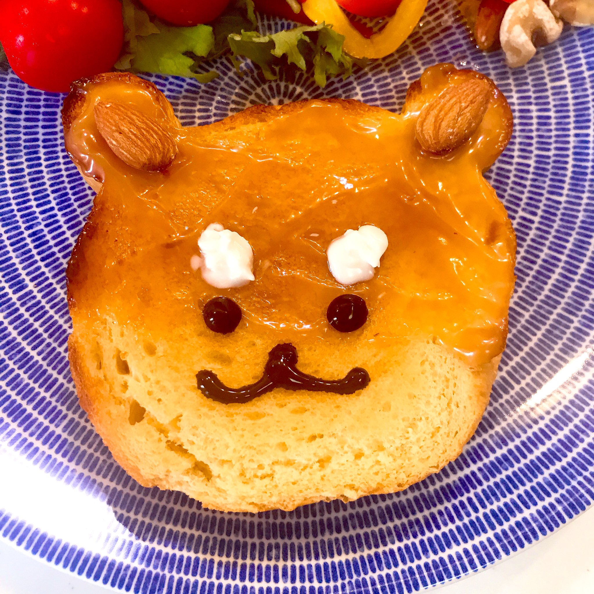 柴犬パンケーキ♡プレート 新食感パンケーキ ／ フライングパンケーキ🍳 オーブンで