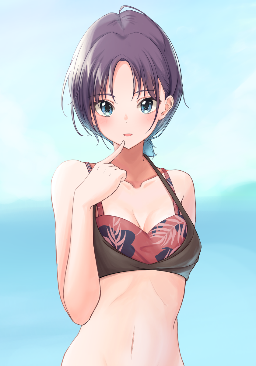 浅倉透 「水着の浅倉
#浅倉透 
#シャニマス 」|初茄(ういな)のイラスト