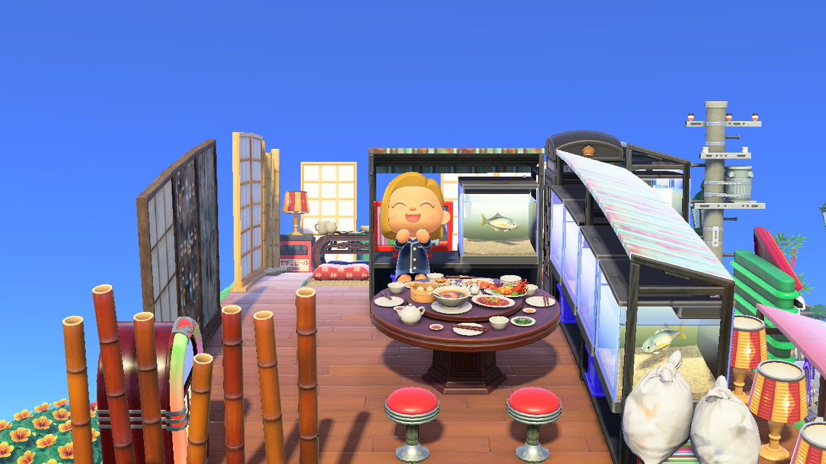 pinkpanda5's tweet photo. @imotarez had the the most amazing dream! sushi and drinking saki party🎉#acnh #animalcrossingdreams #da-4613-3334-7104 Raymond is waiting for you! https://t.co/6AihxF4J8n
