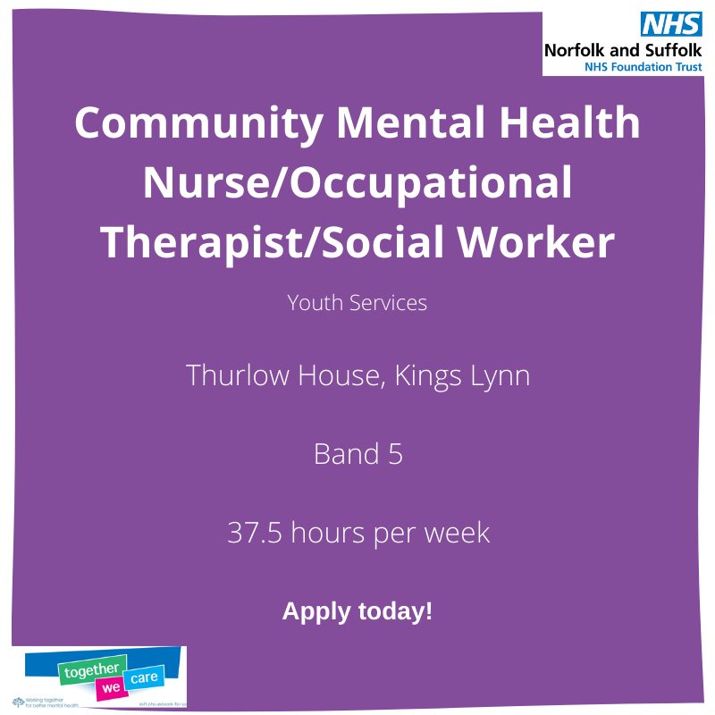 NSFTjobs's tweet photo. If this is the opportunity you have been looking for, click here today!
https://t.co/HesRSROHyr
#TogetherWeCare #GettingBetterTogether #NSFT #NHS #CFYP #MentalHealth https://t.co/lGtIo9h3Vw