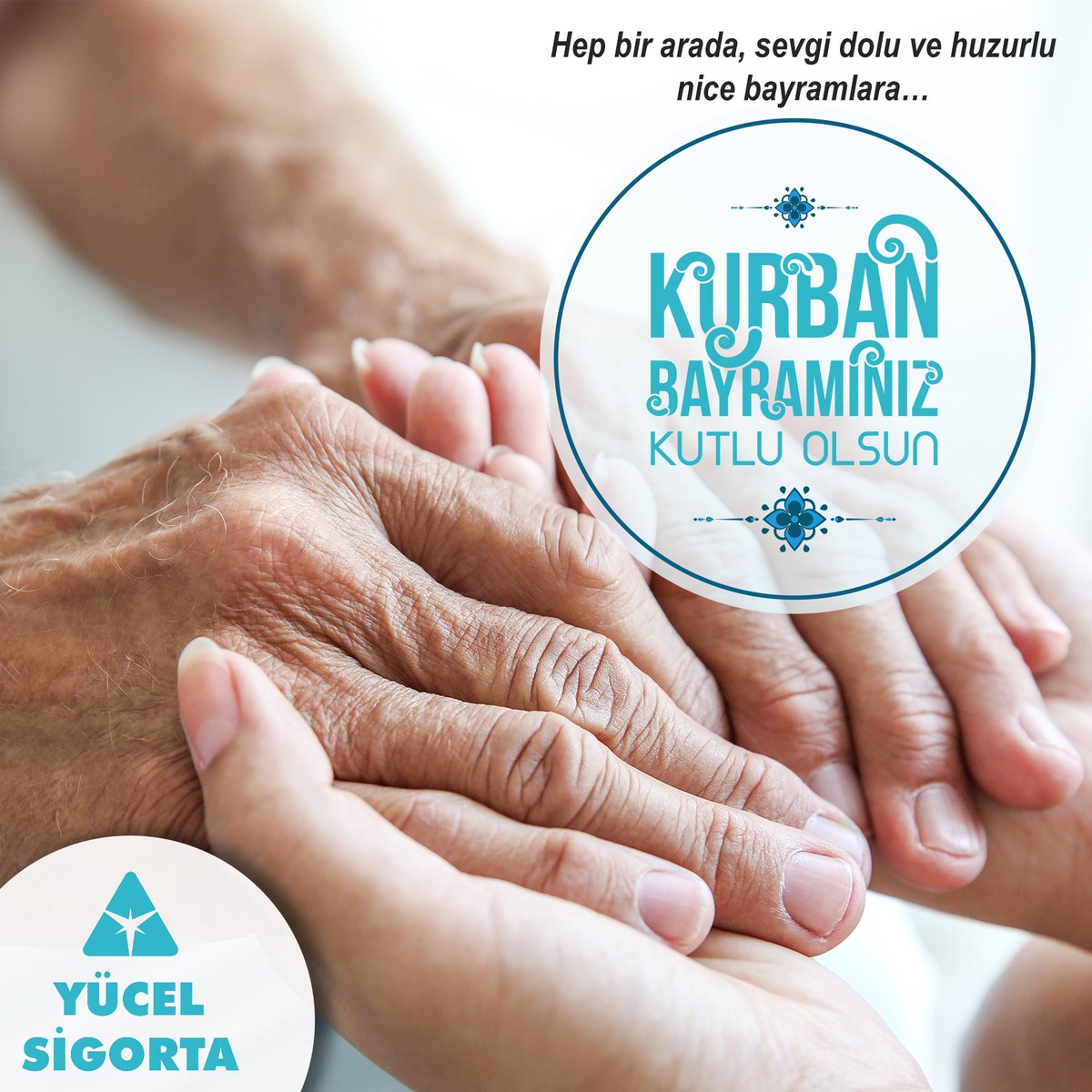 yucelsigorta_'s tweet photo. Hep bir arada, sevgi dolu ve huzurlu nice bayramlara...
Kurban Bayramı Kutlu Olsun. https://t.co/pu05356BvX