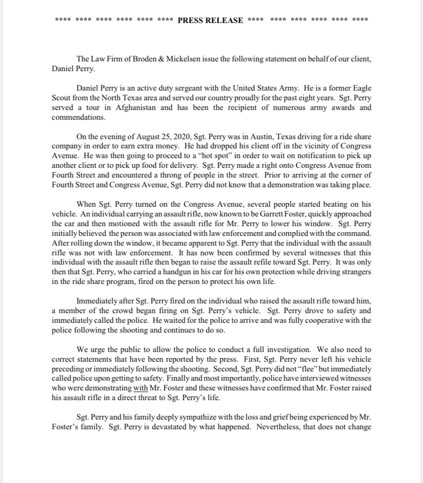 alcaprari23's tweet photo. READ: Full press release and synopsis from Perry’s attorneys provided to @KXAN_News https://t.co/biqOkoclec