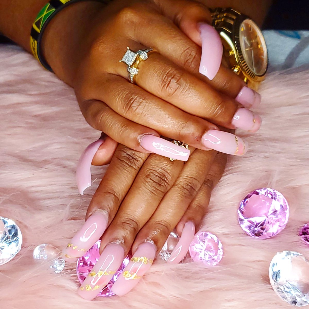 PinkTipz's tweet photo. #pinktipz #813nails #tampanailtech #tampanailtech #stpetenails #727nails #clearwaternails #brandonnailtech #brandonnails #blackgirlsdonails #allacrylic #affordablenails #nopolish #ilovenails #rhinestonenails #freestylenails #longnailsdontcare #homenailsalon #blacknailtech https://t.co/FT3Vk6j3Ir