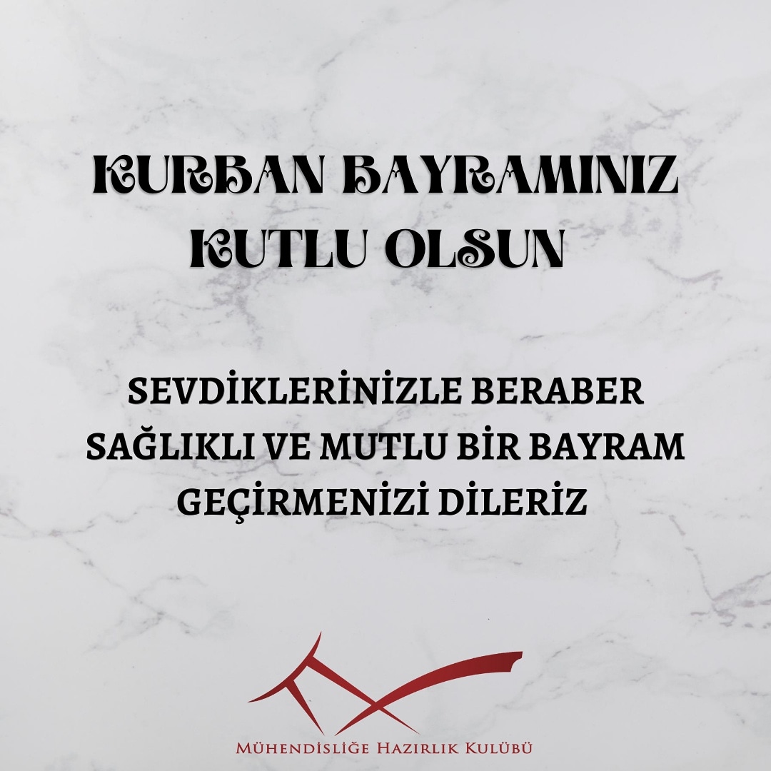 itu_mhk's tweet photo. MHK ailesi olarak Kurban Bayramınızı en içten dileklerimizle kutlar, hep birlikte kutlayacağımız nice mutlu bayramlar dileriz. https://t.co/qLRFwpBTYX