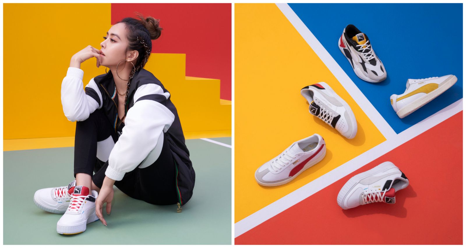 Jolin Weekly on Twitter: "Jolin Tsai in Unity Collection. Shoe: PUMA Cali Sport Sneakers / Twitter