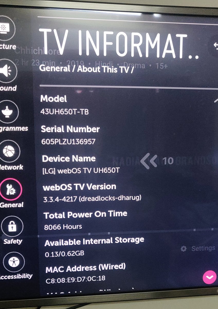 jitinbhatnagar's tweet photo. @LGUS - Hi LG team,
I am unable to update Webos version on my LG Smart UHD TV. Due to which some of the apps like Disney+ Hotstar is not appearing in content store. Could you please help? I've attached config snapshots. https://t.co/igfanTWd6j https://t.co/zfOzWQ2GtG