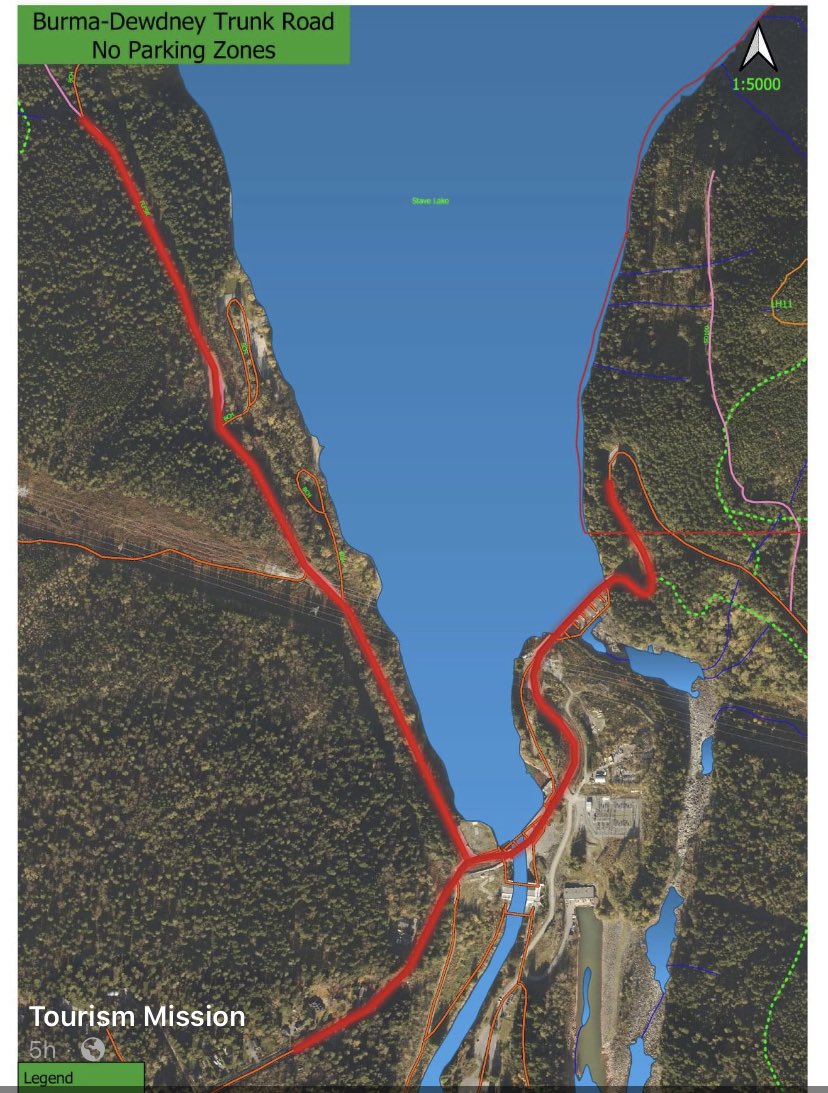 Know before you go on your adventures this weekend.  #MissionBC will be enforcing the no parking policy in the Hayward and Stave Lake area.