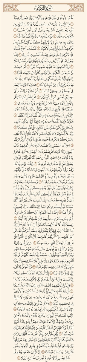 AlMosahf's tweet photo. سورة الكهف https://t.co/weTPzZ1bXt