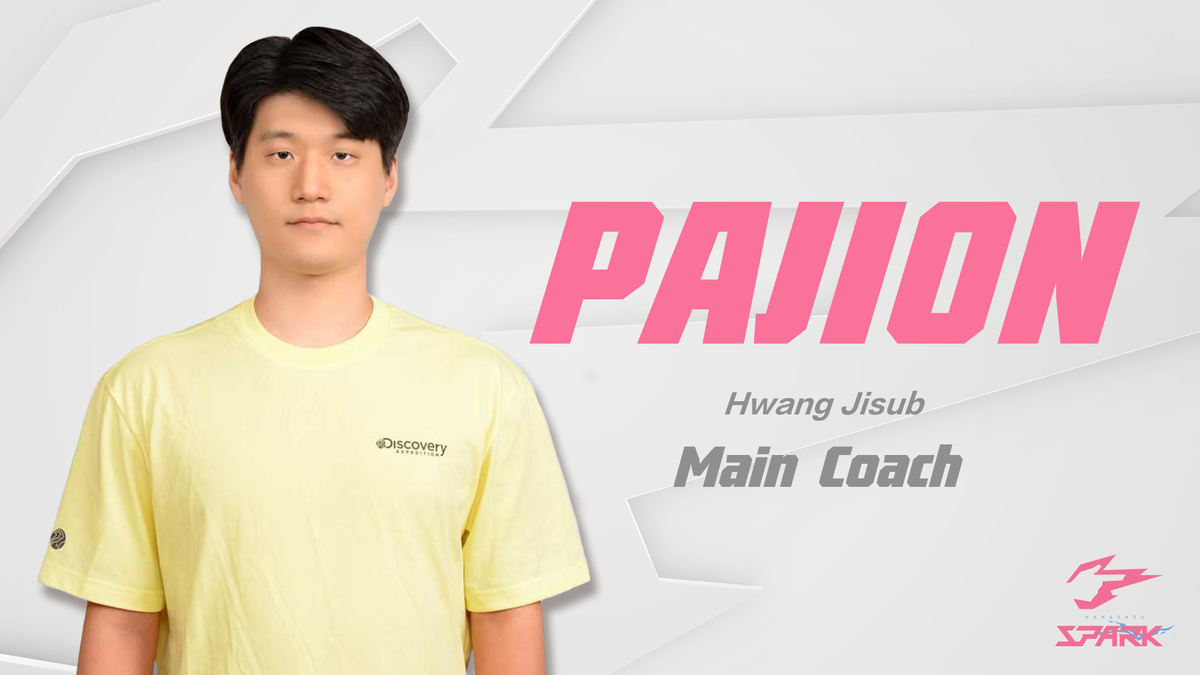 Hangzhou_Spark's tweet photo. Meanwhile, @pajion90 will step in as the main Coach. Looking forward to seeing him pop off for the rest of the season. Let’s give him a warm welcome! https://t.co/bvouLl7NRP