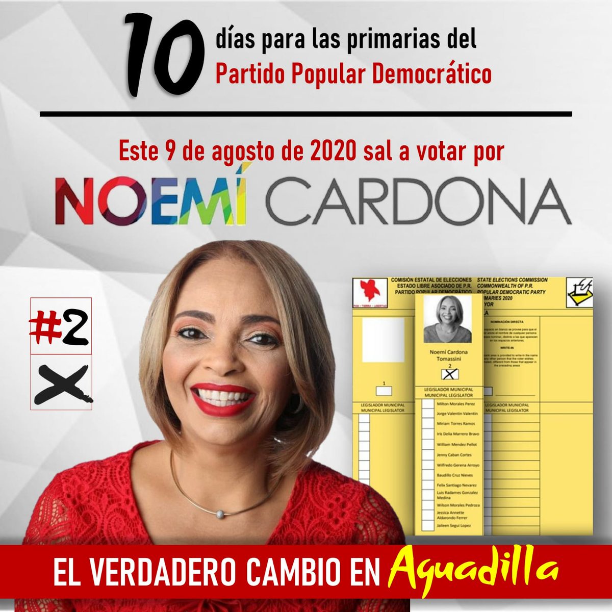 Para un futuro más prometedor para tí y tú familia, vota así en las Primarias del 9 de agosto de 2020.