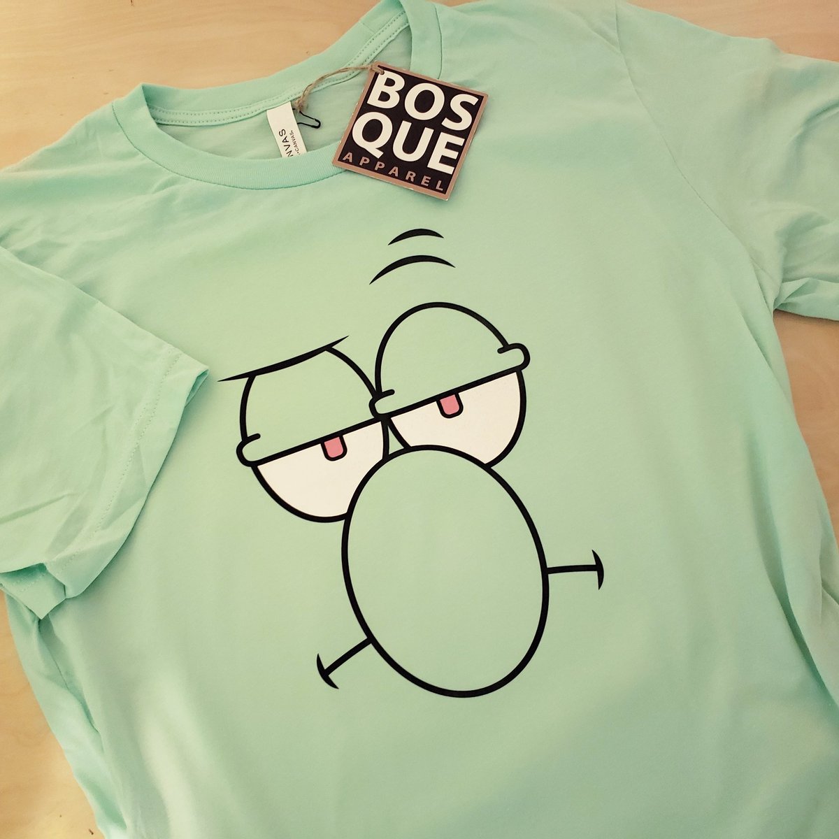 BosqueApparel's tweet photo. Ever feel like you're being judged....
https://t.co/70jBEdn7Po 
#squidward #akward https://t.co/0aTitoGiZu