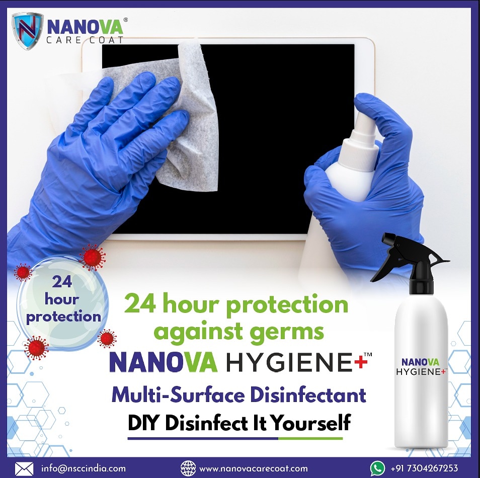 care_coat's tweet photo. Now stay stress-free while using your electronics. Use the 24-hour #Protection Nanova Hygiene+, that keeps 99.9% of germs away. 

Call Now: +91 7304267253

#NanovaHygiene+ #SafetyFirst #MakeInIndia #aatmanirbharbharat #vocalforlocal #healthfirst #SafeToTouch #sanitisation https://t.co/ZezCGYfocu