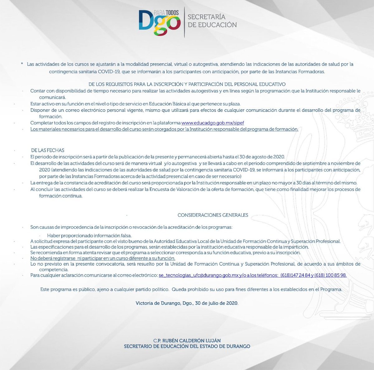 Secretaría de Educación del Estado de Durango tweet media