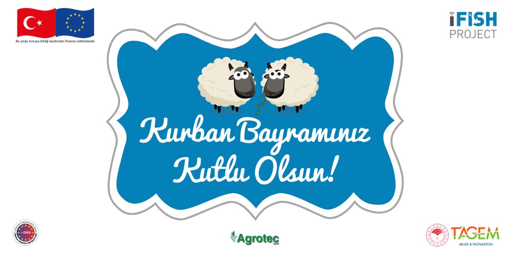 Kurban bayramınız kutlu olsun. Sevdiklerinizle birlikte nice sağlıklı ve mutlu bayramlar geçirmeniz dileğiyle. #ifishproject