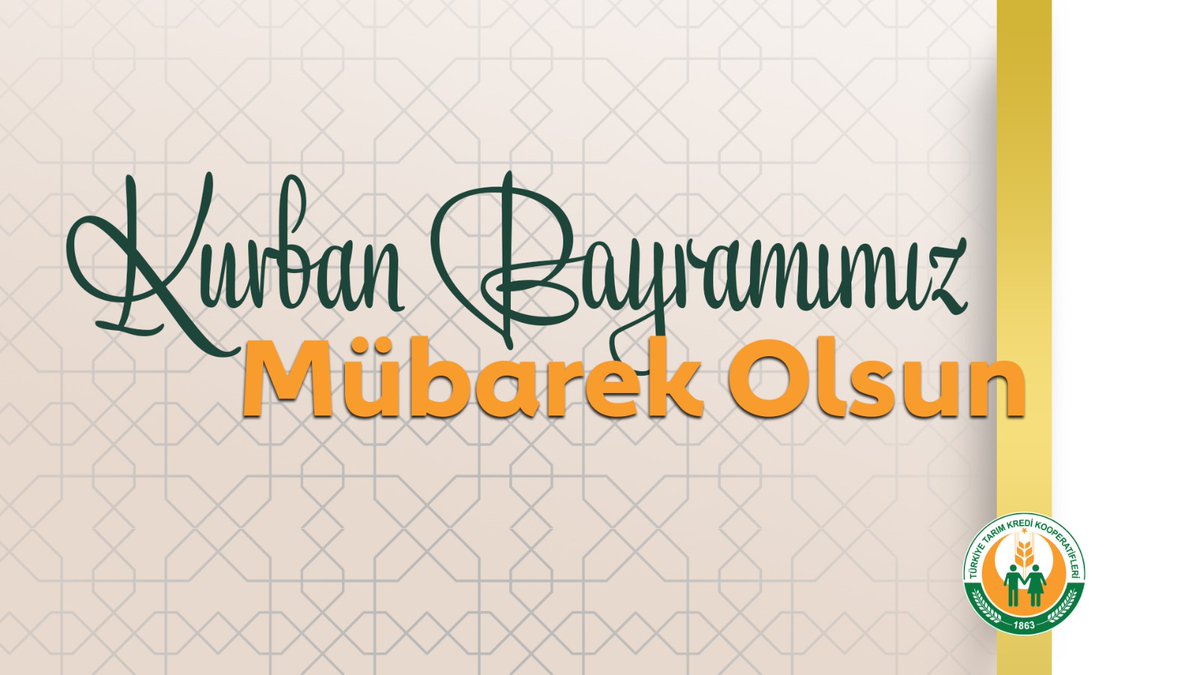 Sevgi, saygı, hoşgörü ve vefa hislerinin daha da güçlendiği; paylaşmayı, aynı ruh ve gönül ikliminde yaşamanın anlamını pekiştirdiğimiz mübarek Kurban Bayramımızı tebrik eder, İslam alemine ve ülkemize hayırlara vesile olmasını dileriz.

#KurbanBayramı