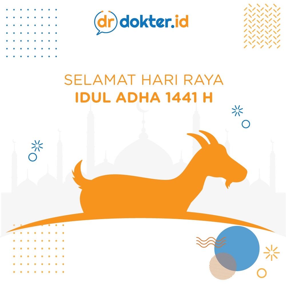 Selamat merayakan Hari Raya Idul Adha 1441 H, Sobat sehat. Semoga kita semua selalu mendapat keberkahan, cinta dan rahmat dari Allah SWT.
.
.
.
.⠀⠀⠀⠀⠀⠀⠀⠀⠀⠀⠀⠀⠀⠀
<a href="/dokterid/">DOKTER</a>
.⠀⠀⠀⠀⠀⠀⠀⠀⠀⠀⠀⠀⠀⠀
#dokterid #iduladha #harirayaiduladha #lebaranhaji #iduladha1441H