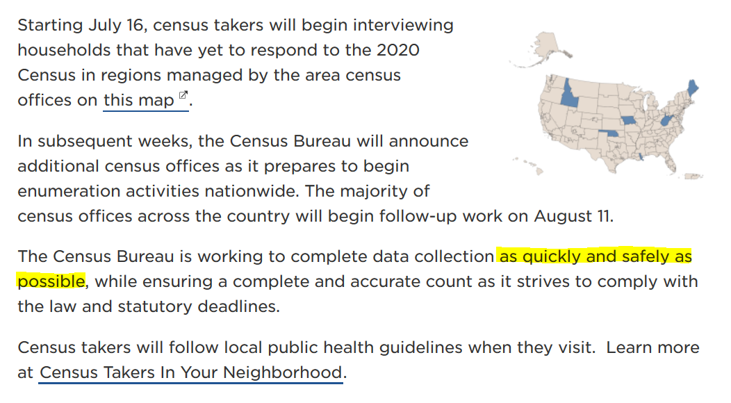 6. Bye, October 31.From July 30 version (left) v. July 31 version (right) of this webpage: https://2020census.gov/en/news-events/operational-adjustments-covid-19.html?#
